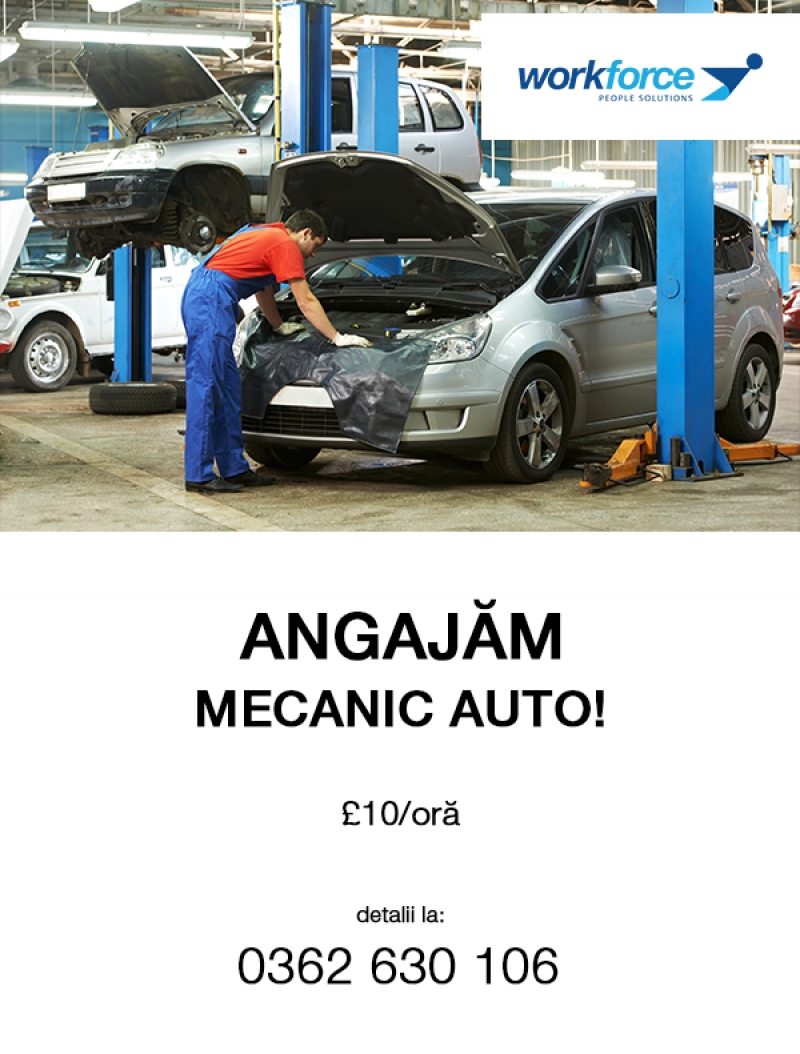 Angajam Mecanic Auto